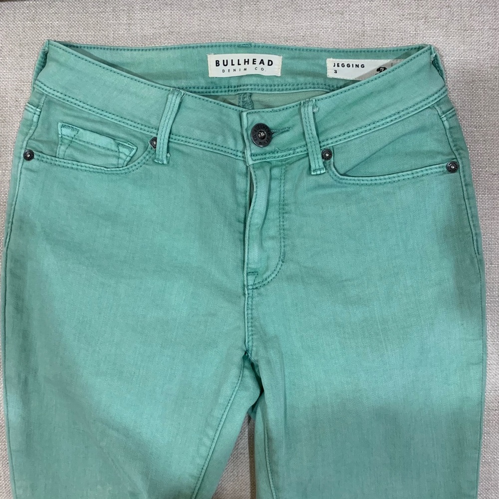 Bullhead denim teal jeggings - Picture 5 of 8